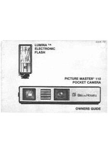 Bell and Howell Lumina manual. Camera Instructions.